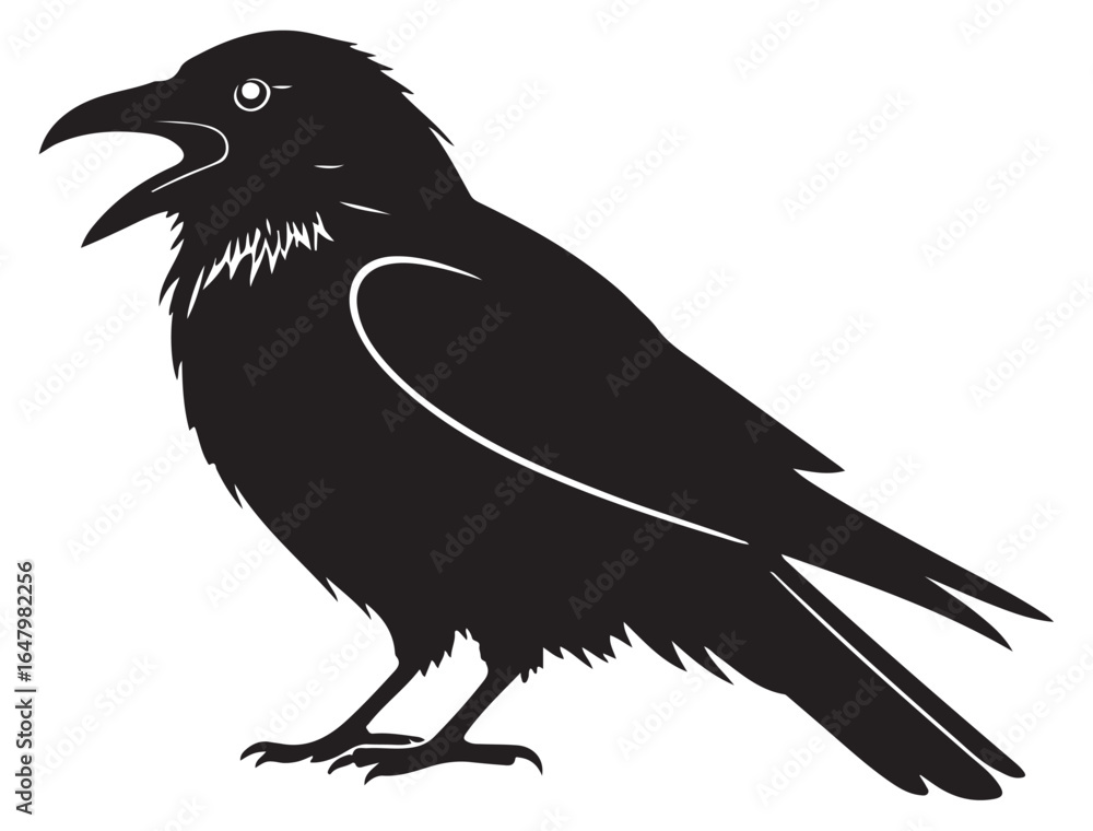 Obraz premium RAVEN SILHOUETTE