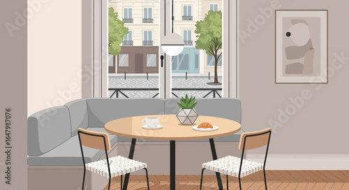 table and chairs