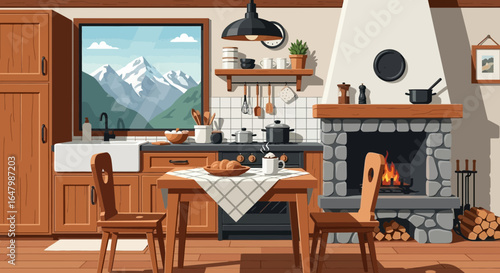 interior of a restaurant