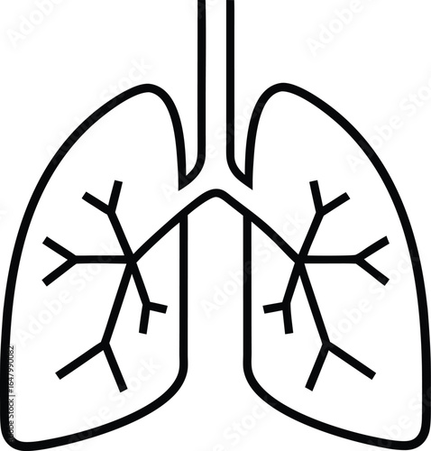 human lung icon