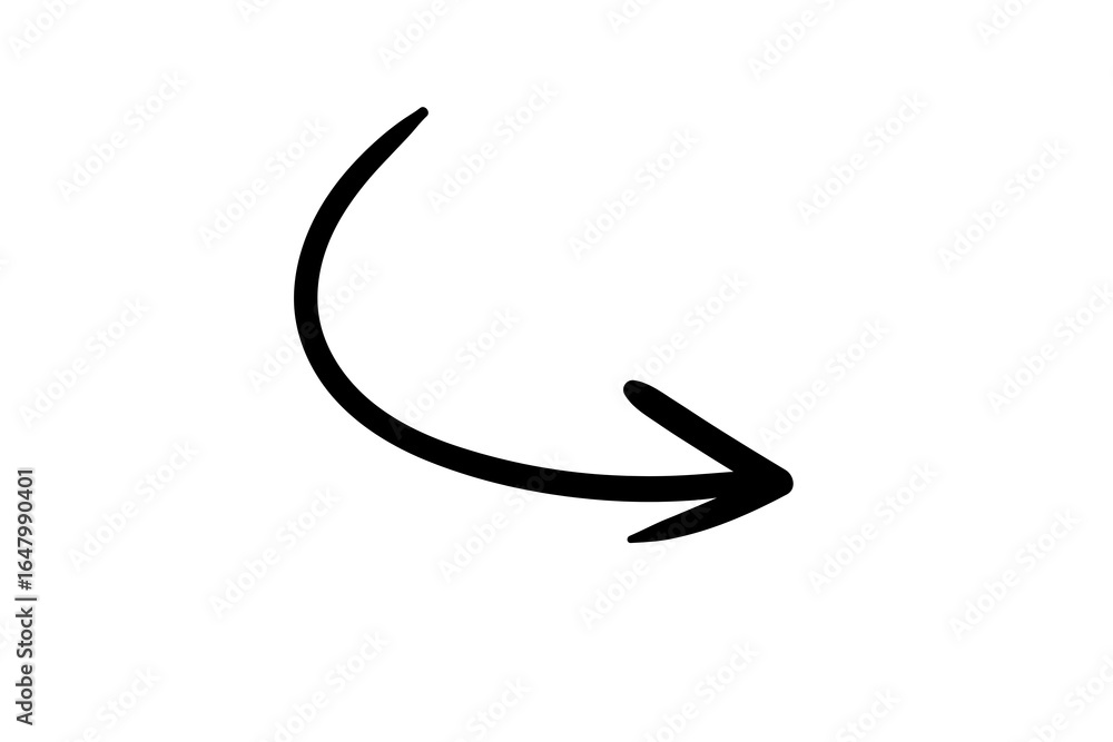 Fototapeta premium arrow on white background, dircection arrow sign