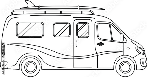 Minimalist monoline icon mega pack featuring 60+ cohesive black outline illustrations across travel, food & drink, sports, nature, music, home, and security. Includes motifs like airplane window, camp