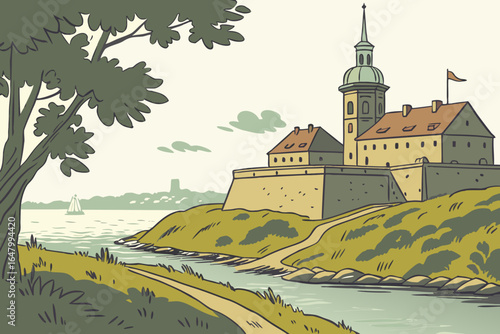 Sønderborg, Region of Southern Denmark, Denmark – Famous for Sønderborg Castle on the Alssund.