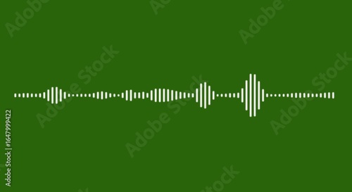 Futuristic circle audio wave sound frequency spectrum lines in motion On 
Green skin Background.Audio waveform spectrum animation. Sketch of musical soundtrack. Frequency audio waveform. Motion graphi