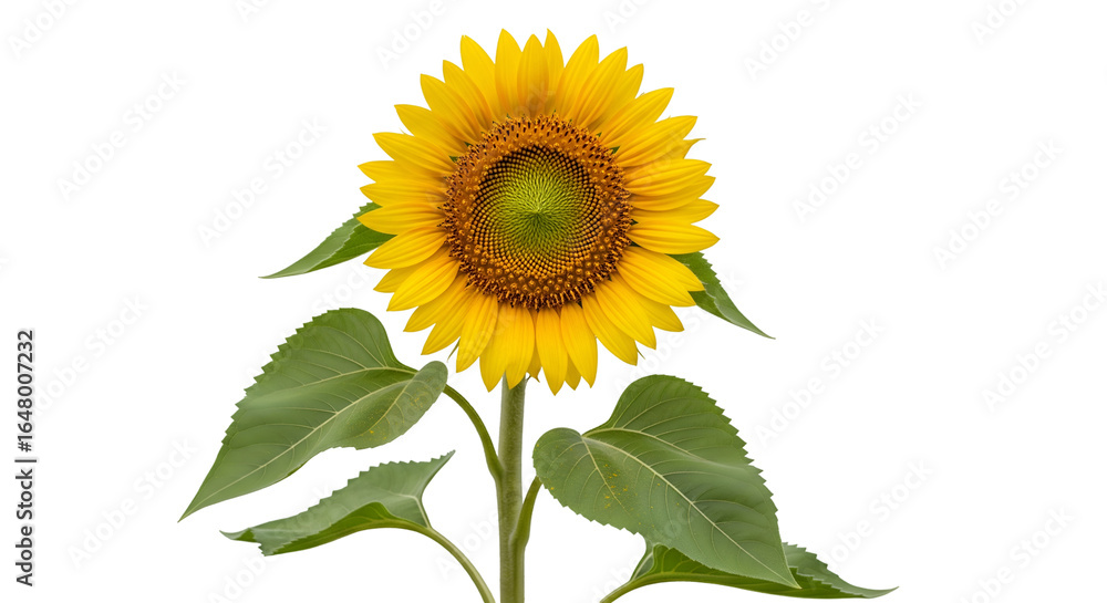Obraz premium Sunflower – Isolated on Transparent Background