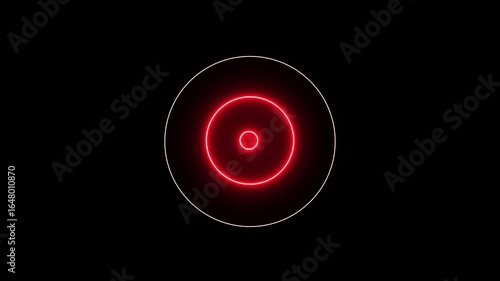 Wallpaper Mural Abstract glowing neon circle icon animation. Glowing line web neon circle pattern. 4k rendering. Seamless looping round circle picture frame with two tone neon green color motion graphic Torontodigital.ca