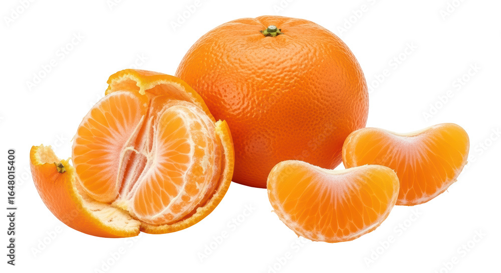 Isolated Clementine Isolated Clementine