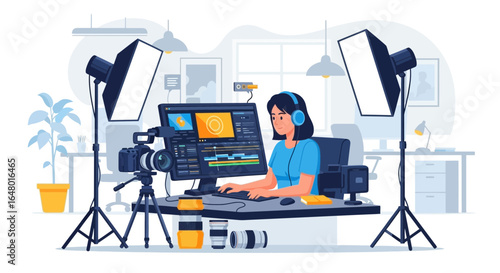 vector illustration of a worker