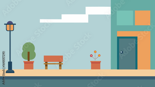 Modern business office interior with stylish furniture and contemporary decor