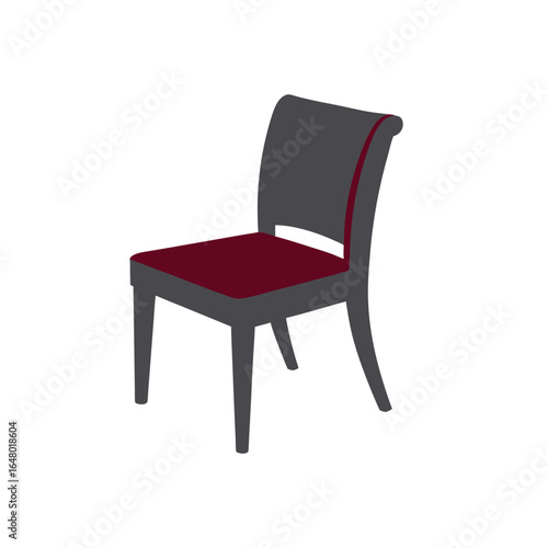 Wallpaper Mural Modern dining chair silhouette vector graphic Torontodigital.ca