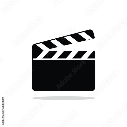 Black chess knight piece icon. Simple flat vector silhouette for strategy, game, and competition concepts isolated on white background.