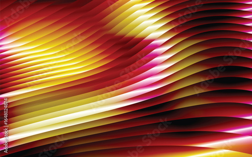 glowing ribbed glass gradient texture with smooth colorful waves and abstract liquid patterns for stylish modern backgrounds and visuals