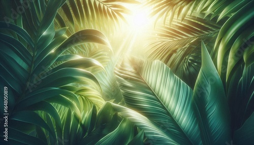 Dreamy Tropical Leaves
