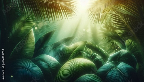 Dreamy Tropical Leaves