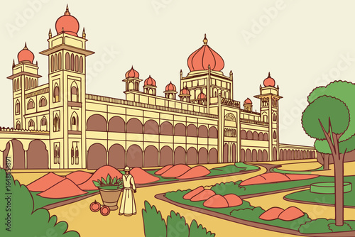 Mysore, India – Known for palaces, silk, and sandalwood.
