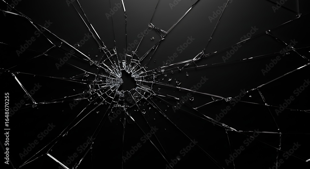 Obraz premium broken glass background