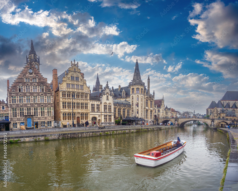 Fototapeta premium Ghent, East Flanders, Belgium