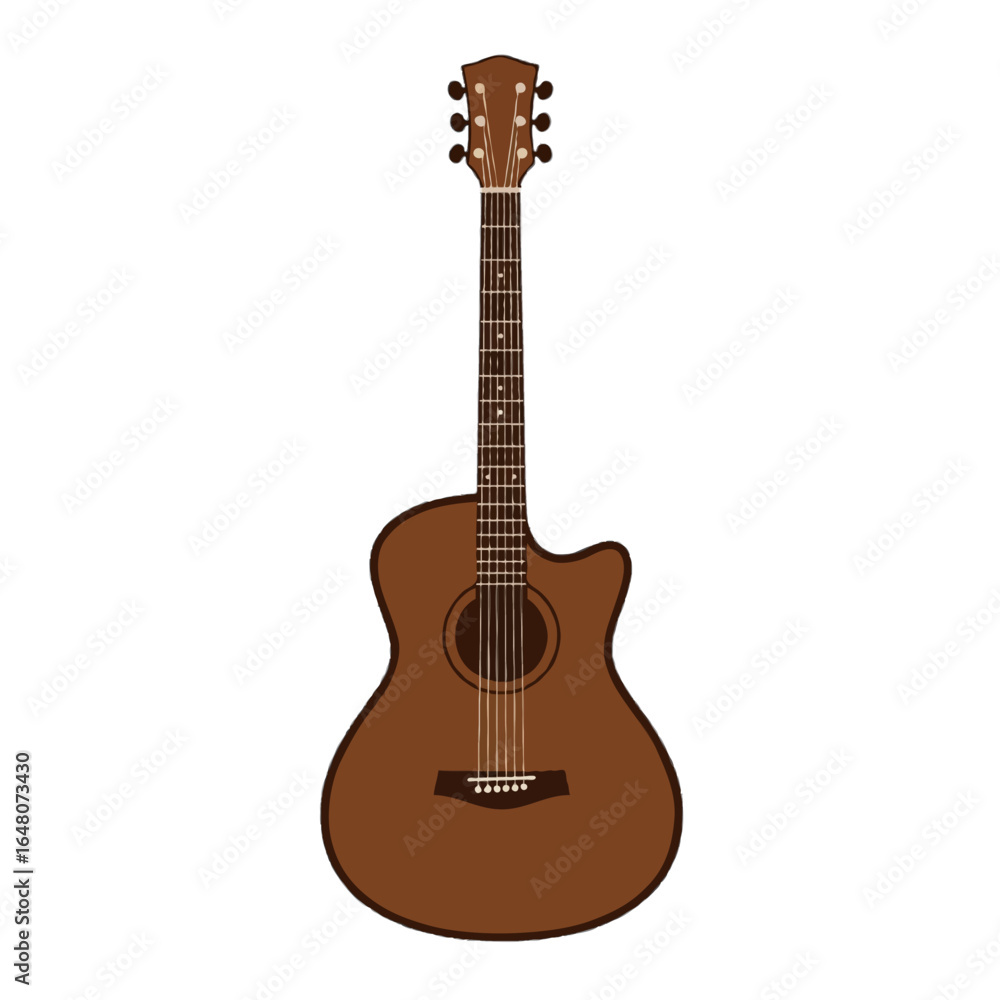 Fototapeta premium Detailed Guitar Design