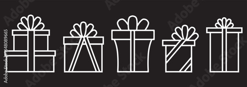 Gift boxes design collection