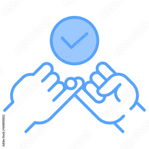 Promise Blue Icon