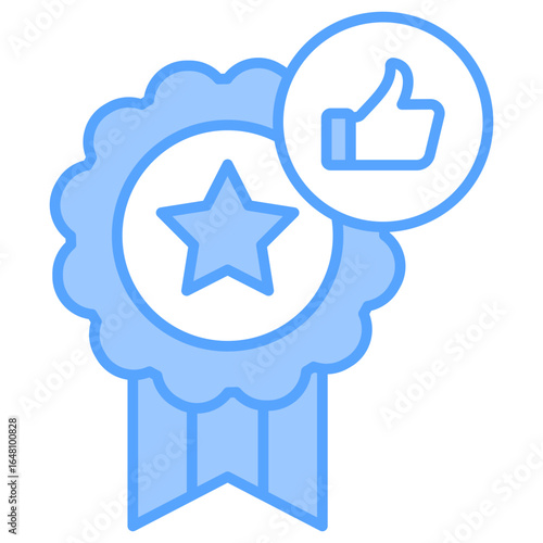 Credibility Blue Icon
