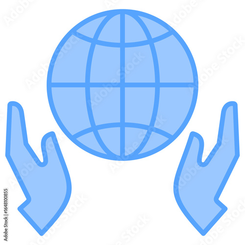 Responsibility Blue Icon