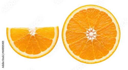 orange isolated on white background