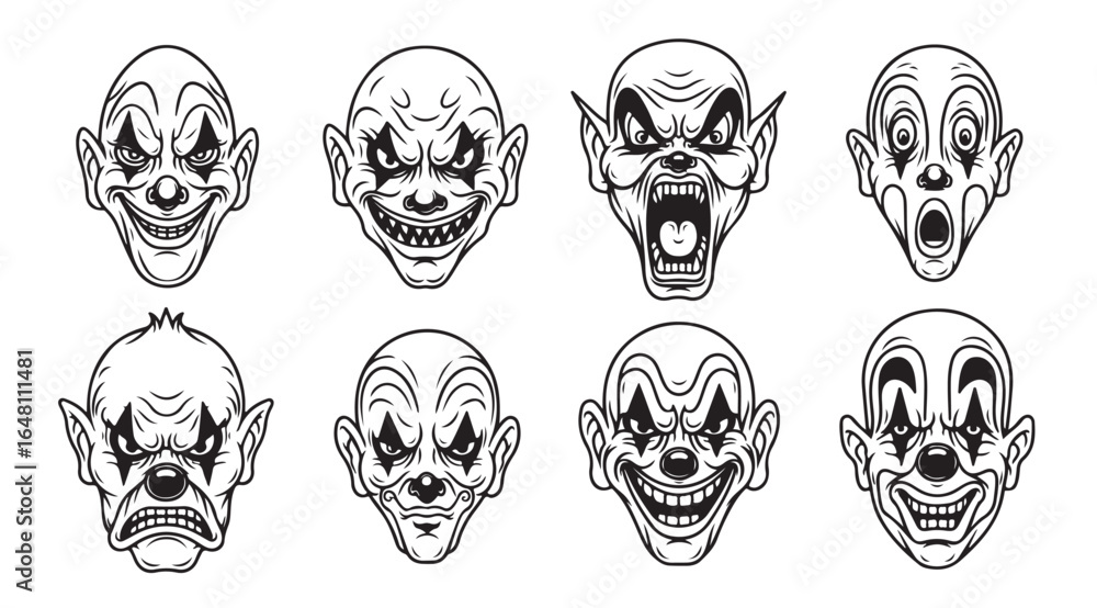 Fototapeta premium Shadows, Spells, and Screams: A Night Where Halloween Legends Come Alive