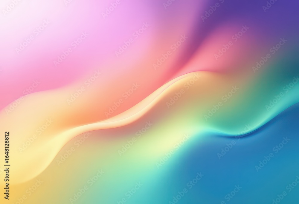 Fototapeta premium Abstract design with flowing, pastel colors.