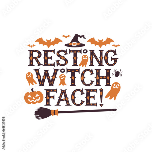 Halloween design for print on demand products, cards, Halloween party invitations design elements editable svg files scary scoopy horor funny Halloween designs 