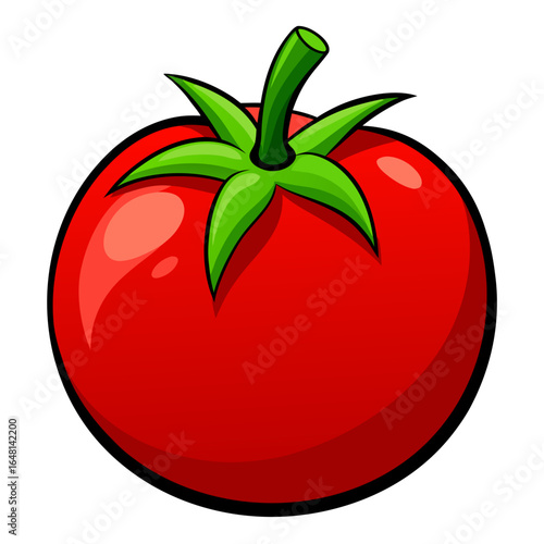 red apple vector illustration