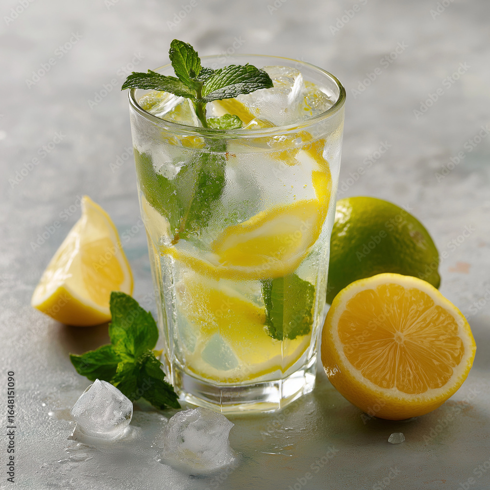 Fototapeta premium Fresh lemonade drink
