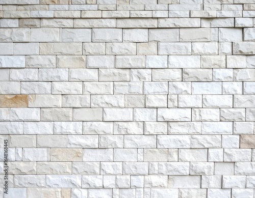 Beige and white stone brick wall