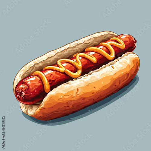 Very Delicious Hotdog design very cool