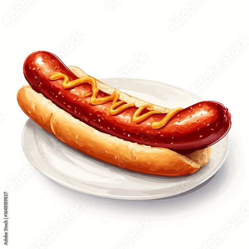 Very Delicious Hotdog design very cool