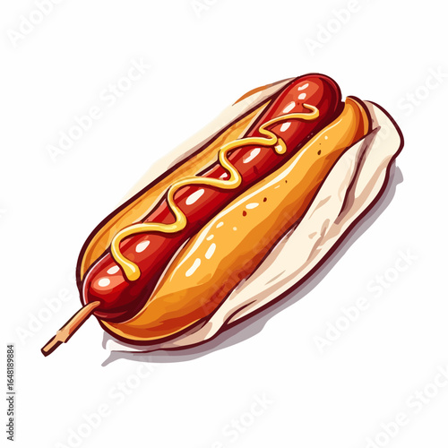 Very Delicious Hotdog design very cool