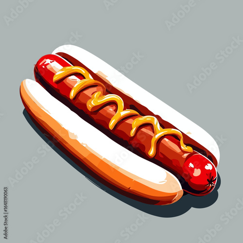 Very Delicious Hotdog design very cool