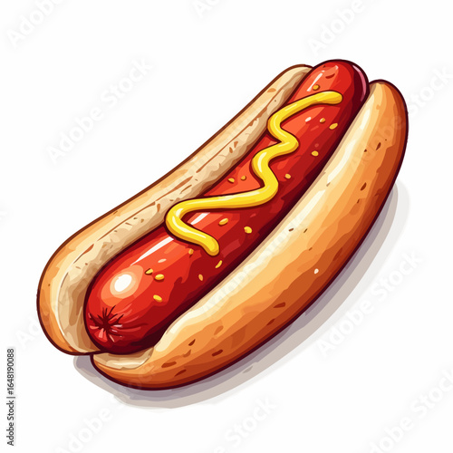 Very Delicious Hotdog design very cool