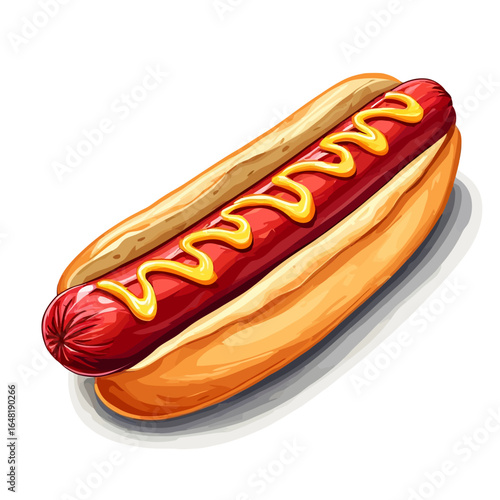 Very Delicious Hotdog design very cool