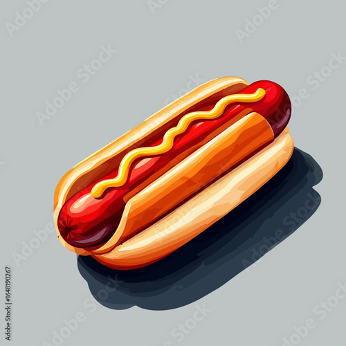 Very Delicious Hotdog design very cool
