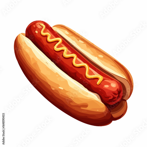 Very Delicious Hotdog design very cool