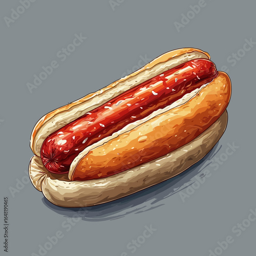 Very Delicious Hotdog design very cool