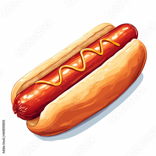 Very Delicious Hotdog design very cool