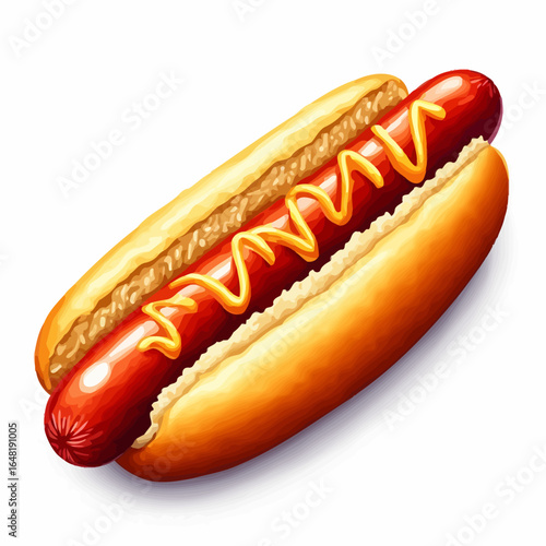 Very Delicious Hotdog design very cool