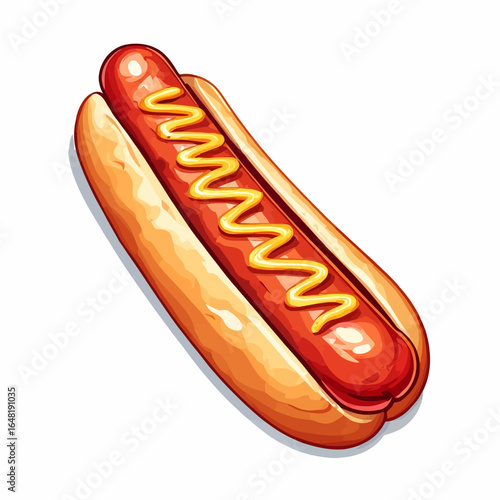 Very Delicious Hotdog design very cool
