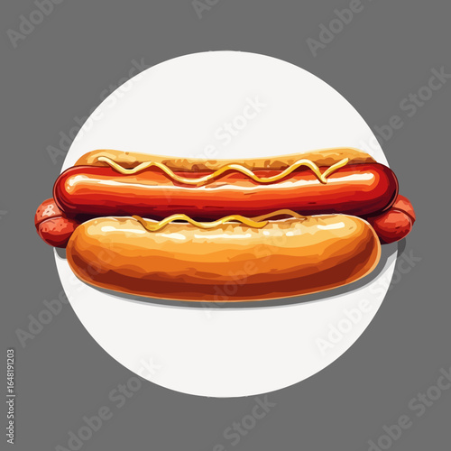 Very Delicious Hotdog design very cool