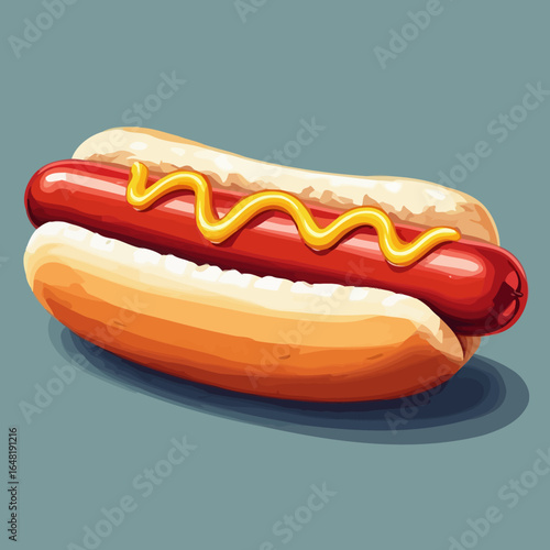Very Delicious Hotdog design very cool