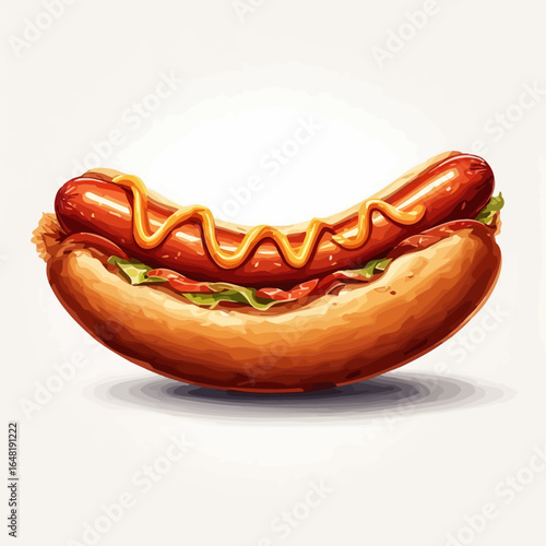 Very Delicious Hotdog design very cool