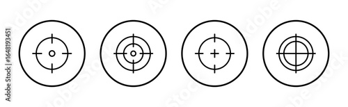 Target icon vector. goal icon vector. target marketing sign and symbol