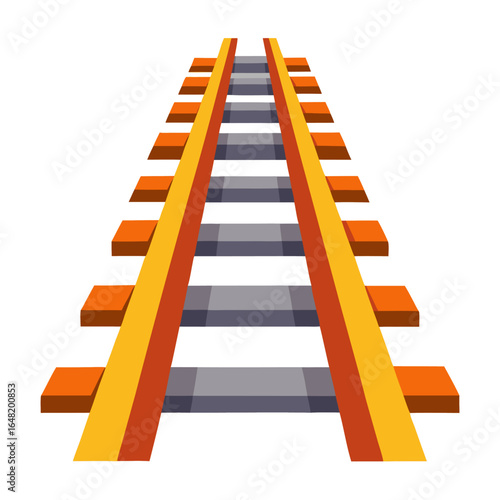 rail carpet on white background